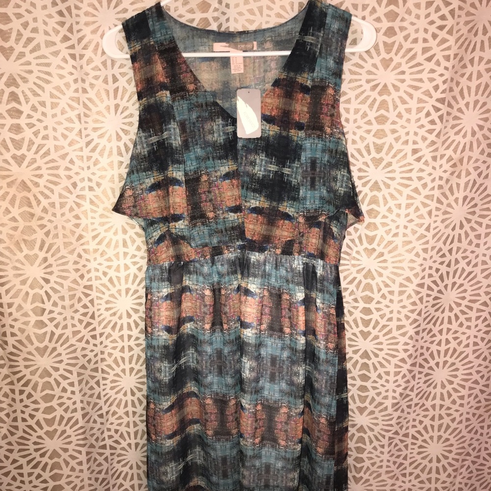 Long Length Dress w/ Slit.